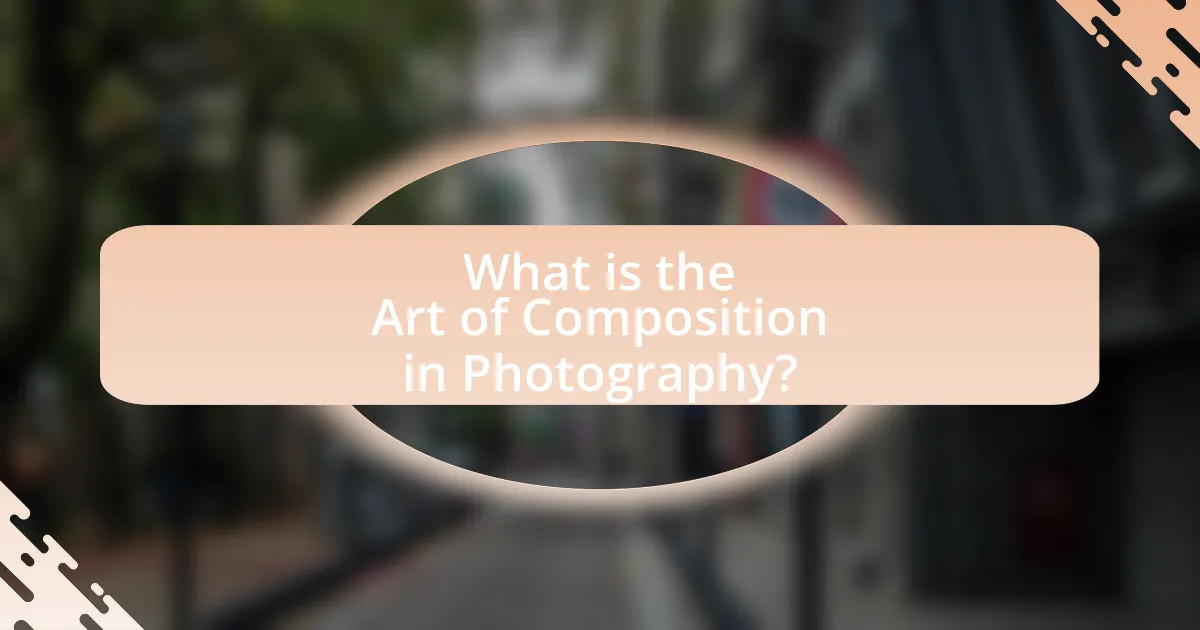 What is the Art of Composition in Photography?